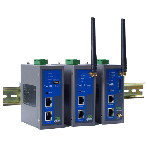 Modem industriel RS-232 / RS-485 / Ethernet vers HSUPA / GSM : InRouter700 -> INHAND NETWORKS