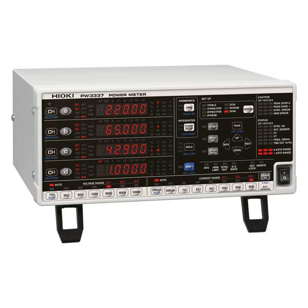 Analyseur de puissance sur 3 phases AC/DC : PW3336 / PW3337