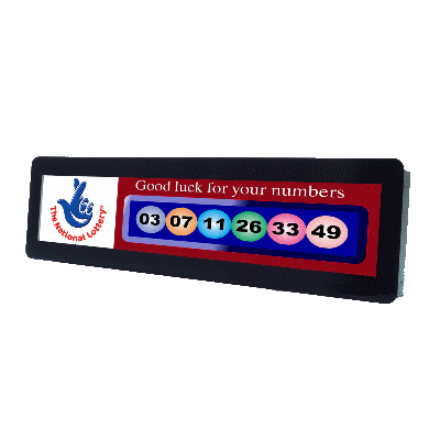 16.4�Resizing LCD, Designed with Multi Touch. Brightness is 400 nits, LED backlight, 1366x254 ultra wide aspect ratio 16:3 : SSD1622 -> LITEMAX