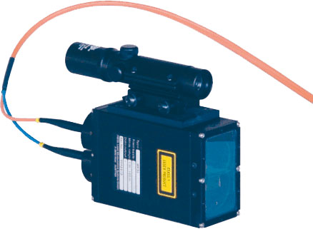 Contr�leur laser de distance de niveau et de vitesse avec t�te optique d�port�e : LD90-3-GF