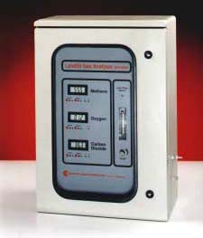 Analyseur m�thane / oxyg�ne / dioxyde de carbone ou hydrog�ne sulfur� fixe : GIR-5000 -> HITECH INSTRUMENTS