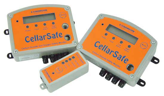 Detecteur fixe CO2 dioxyde de carbone : Cellarsafe