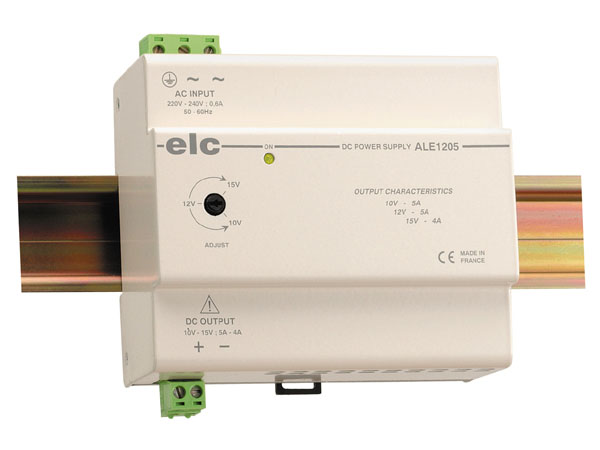 Alimentation d'�quipement � d�coupage modulaire 12V 5A : ALE1205 -> ELC