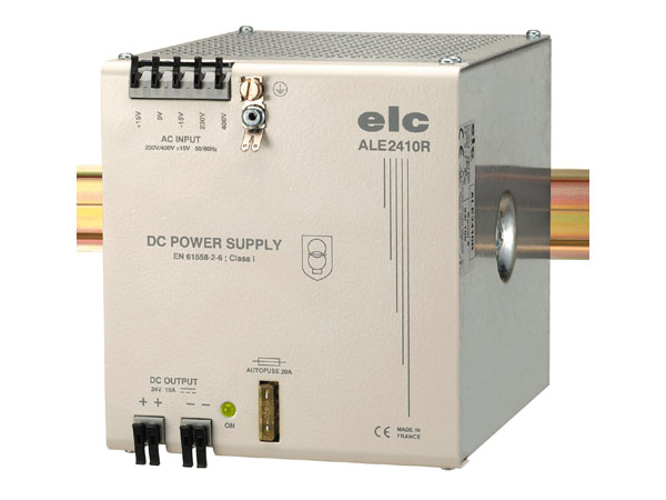 Alimentation d'�quipement redress�e filtr�e 24V 10A : ALE2410R -> ELC