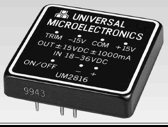 016-030W / 1 � 3 Sorties / S�rie UM2800 / 50.8x50.8x10.3 mm -> UMEC