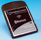 CARTE COMPACTFLASH BLUETOOTH AVEC MANCHON DE CARTE PC EN OPTION : BL-565 -> BRAINBOXES