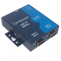 Convertisseur USB � 2 x RS232 : US-257 -> BRAINBOXES