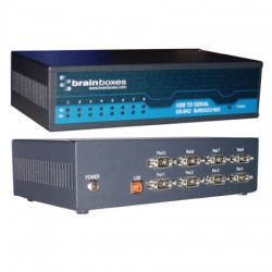 Convertisseur USB � 8 x RS422/485 : US-842 -> BRAINBOXES