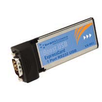 Carte ExpressCard 1 Port RS-232 : VX-001