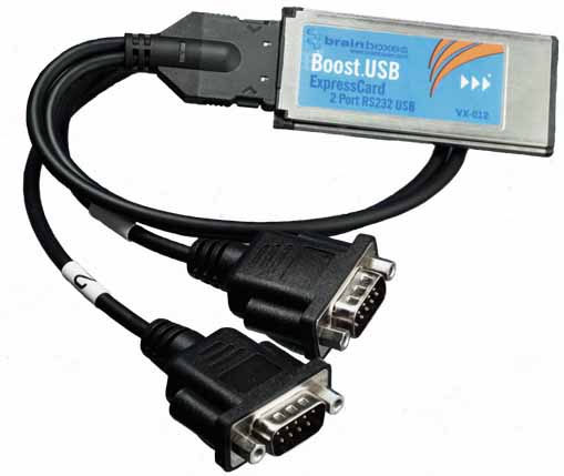 Carte ExpressCard 2 Ports RS232 : VX-012