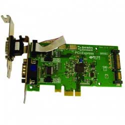 Carte PCI Express Low Profile 2 Ports Autoaliment�s (par un connecteur d�alimentation IDE) 1 Amp POS : PX-857 -> BRAINBOXES