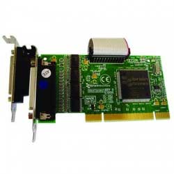 Carte S�rie PCI Low Profile 4 x RS-232 avec un Port Parall�le LPT pour Imprimante : UC-263 -> BRAINBOXES