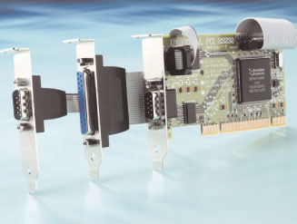 UNIVERSAL LOW PROFILE 1 + 1 PORT RS232 + LPT : UC-203