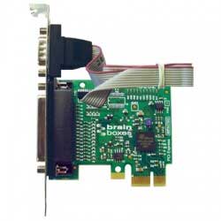 Carte S�rie PCI Express 1 Port RS-232 avec Port Imprimante Parall�le LPT : PX-475 -> BRAINBOXES