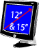 Ecran LCD Tactile 12" et 15"