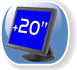 Ecran LCD Tactile + de 20"