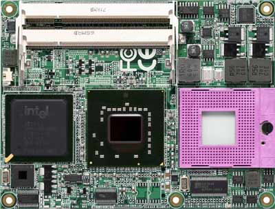 Processeur Intel Core 2 Duo / Celeron M (Socket-P Based) : COM-965-A10 -> AAEON