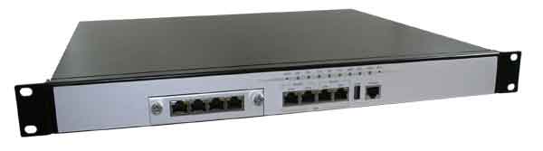 Mid Level Intel EP80579 Based Network Appliance w/ 8 GbE Ports : FWA7108 -> IBASE