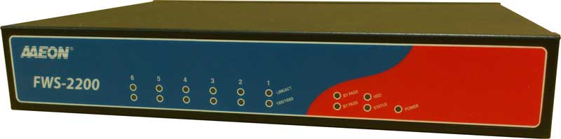 Desktop Intel Atom D525 + ICH8M Network Appliance With 6 LAN Ports : FWS-2200 -> AAEON