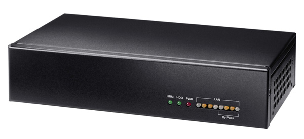 Slim type network appliance platform with Intel Atom processor N270 and 4 LANs, 60W DC12V adapter, smart fan design :  WNA-7012-2707 -> WYNMAX