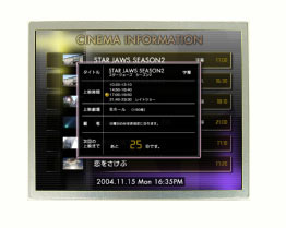 Dalle LCD TFT 10.4", XGA, 1024 x 768 pixels : AA104XD02 -> MITSUBISHI ELECTRIC