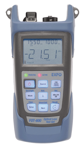 Mesureur d'att�nuation pour fibre optique � forte dynamique : FOT600