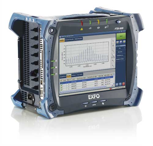 Plateforme de test universelle pour r�seaux haute vitesse de nouvelle g�n�ration : FTB-500