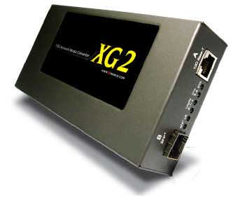 Convertisseur de m�dia optique 10 Gbps : XG2 -> XTRAMUS
