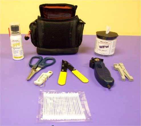 Kit complet pour pr�paration fibres avant soudure : STK-01