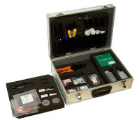 Valise OFC avec kit pour terminaison de fibres -> OPTOKON