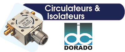 Circulateurs et isolateurs microstrip sur substrat ou sur support de type ��DROP-IN��, connectoris�s ->