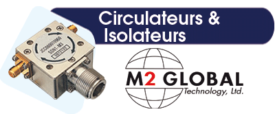 Circulateurs et isolateurs sur support de type � DROP-IN �, connectoris�s -> M2GLOBAL