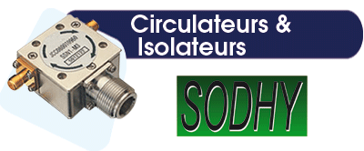 Circulateurs et isolateurs connectoris�s et sur support de type ��DROP-IN�� -> SODHY