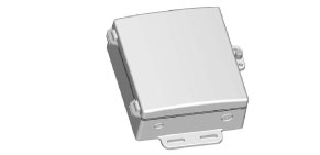 Die Cast Enclosure with integrated 19dBi 4940-5850MHz 19dBi Antenna in hinged cover : DCE-ANT5819-7x6x2