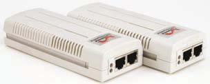 Convertisseur PoE Midspans d'alimentation sur Ethernet, 1 port, compacts et �conomiques : 3001/3001G