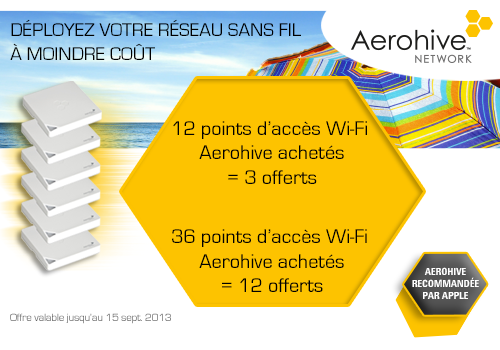 Promotion AEROHIVE