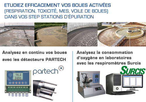 Respirometres pour les boues