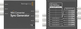 G�n�rateur Blackburst et signaux de r�f�rence HD tri-sync : Mini Converter Sync Generator -> BLACKMAGIC DESIGN