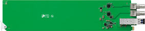 SDI bidirectionnel ind�pendant en fibre optique et en SDI :  OpenGear Converter Optical Fiber -> BLACKMAGIC DESIGN