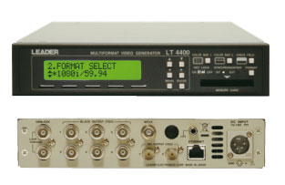G�n�rateur de mire HD-SDI, SD-SDI, PAL et NTSC : LT4400 -> LEADER
