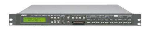 G�n�rateur de mire modulaire HD-SDI, SD-SDI, Black, Composite, Audio analogique et num�rique : LT443D -> LEADER