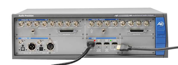 Analyseur audio pour HDMI et disques Blu-Ray : APX 585 option HDMI 1.3a -> AUDIO PRECISION