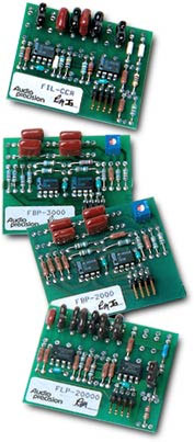 Filtres optionnels -> AUDIO PRECISION
