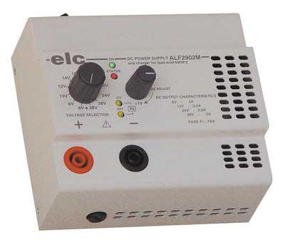 Alimentation fixe 12 pos. 29V 2A / 24V 2,5A / 12V 3,5A / 5V 4A + charg. : ALF2902M -> ELC