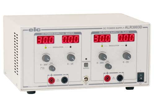 ALR3003D : alimentation double : 2 x 0-30V / 2 x 0-3A -> ELC