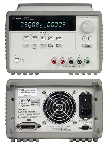 Alimentation num�rique double 230VAC - HPIB + RS 232 : E3633A