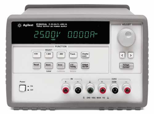 Alimentation num�rique triple 230VAC - HPIB + RS 232 : E3631A