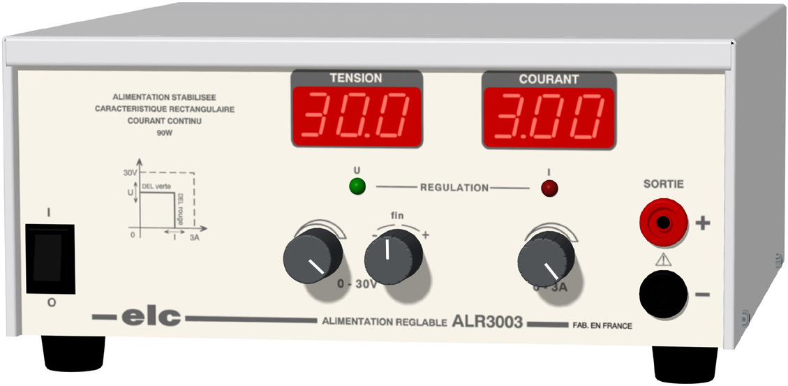 Alimentation r�glable 0 � 30V 0 � 3A : ALR3003