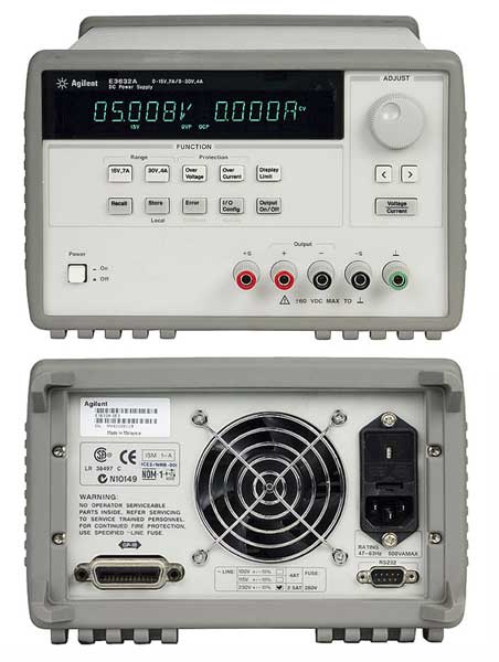 Alimentation 200W DC HPIB + RS232 230 VAC : E3634A