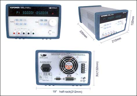 IPS-60B03 : 60V / 3A - Pilotable : RS-232 / GPIB